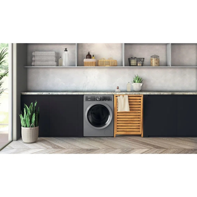 Hotpoint H8W046SBUK 10kg 1400 Spin Washing Machine - Silver