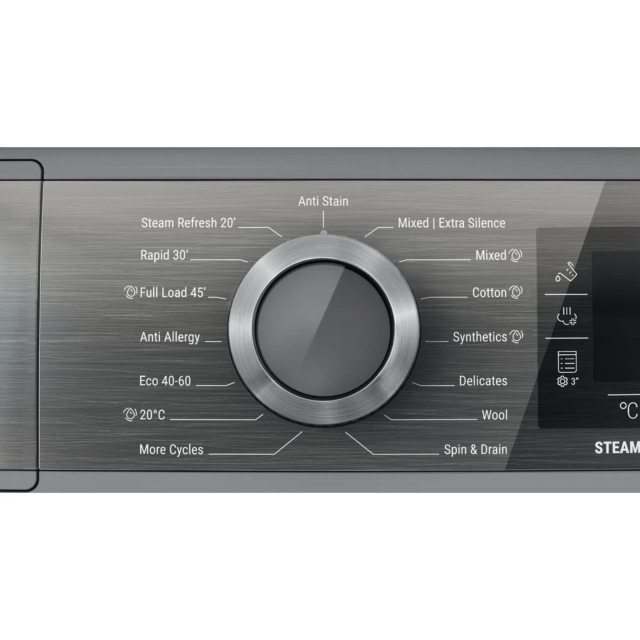 Hotpoint H8W046SBUK 10kg 1400 Spin Washing Machine - Silver