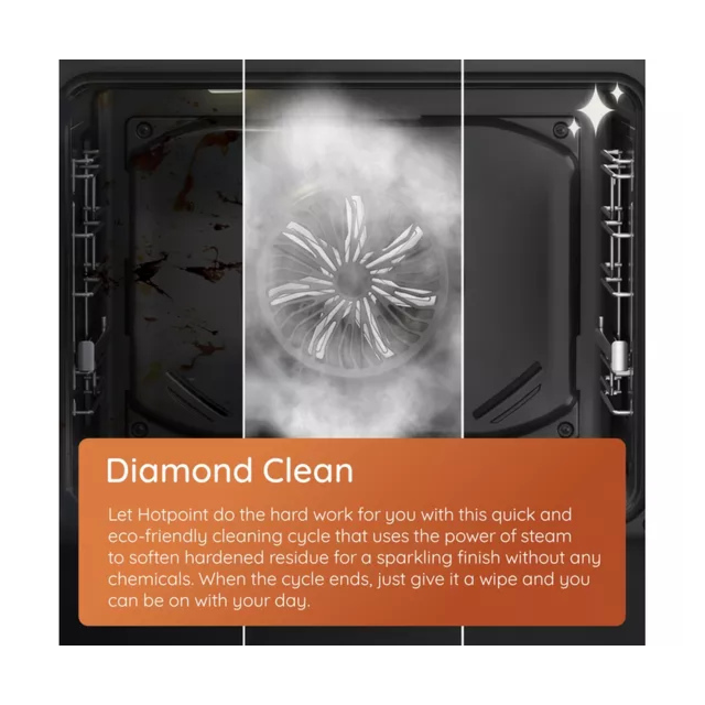Hotpoint HDE6VDCASX 60cm Double Electric Ceramic Cooker