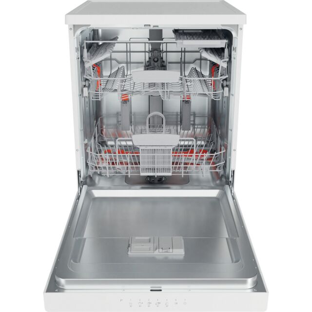 Hotpoint HFC 3C26 W C UK Full Size , 14 Place, 9L, 46Db, 7 Progs + Express Wash + 3D Zone Wash , D E