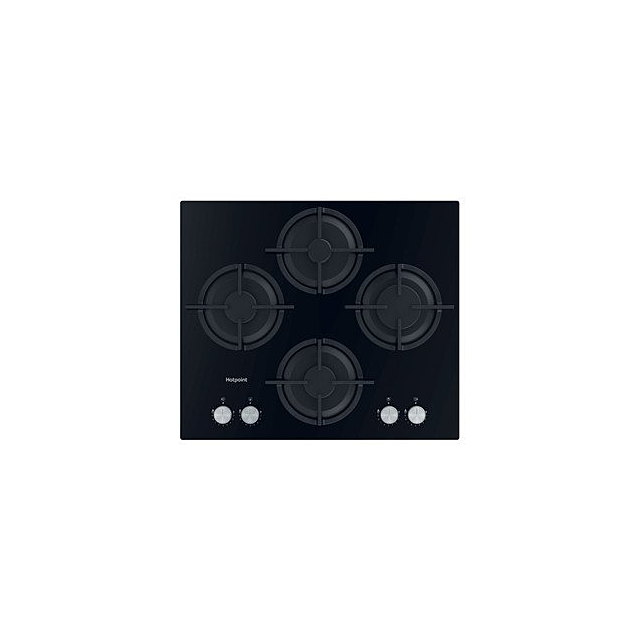Hotpoint HGS61SBK 59cm Gas Hob - Black