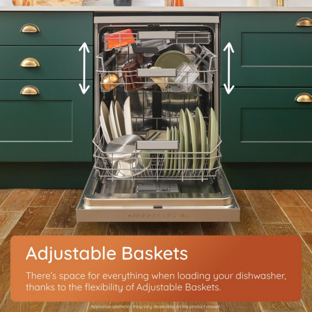 Hotpoint HP2FE10CS90SUK Slimline Dishwasher Silver 10 Set
