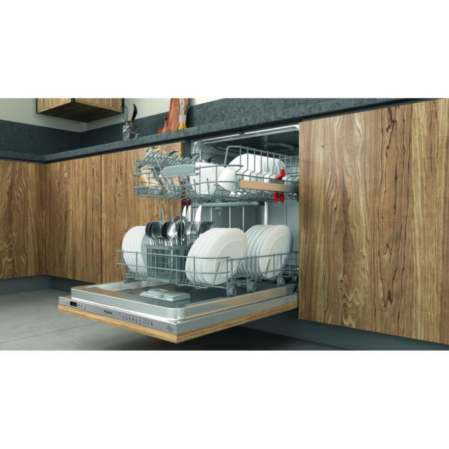 Hotpoint HP2IFC14BN6UK Integrated Dishwasher 14 Place
