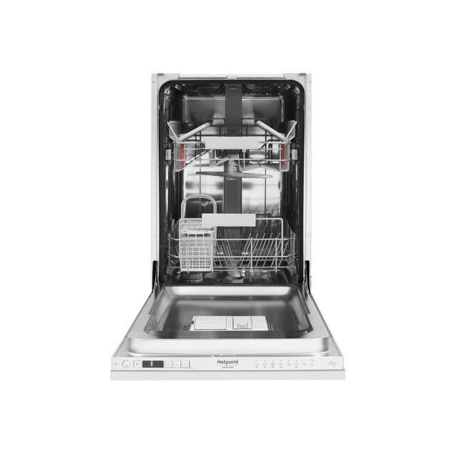 Hotpoint HSICIH4798BI Integrated Slimline Dishwasher With 10 Place Settings, Inverter Motor, Express