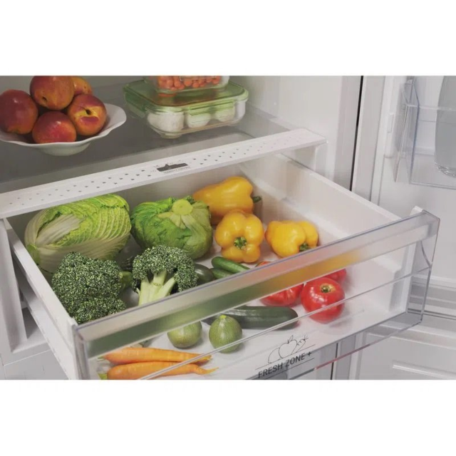Hotpoint HTFC850TI1W1 59.5cm 60/40 Frost Free Fridge Freezer - White