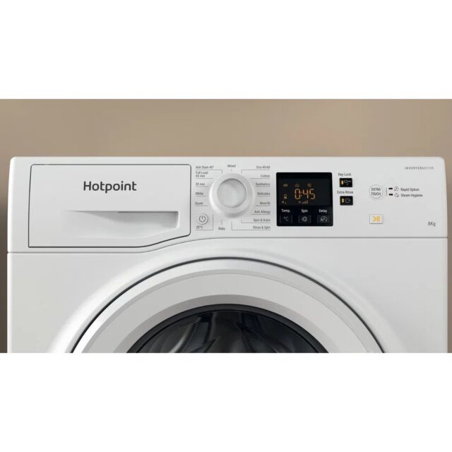 Hotpoint NSWM864CWUKN 8kg 1600 Spin Washing Machine - White