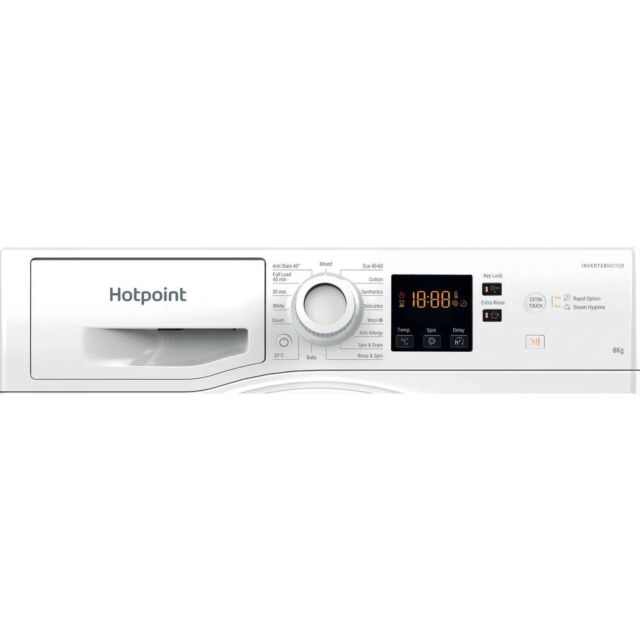 Hotpoint NSWM864CWUKN 8kg 1600 Spin Washing Machine - White