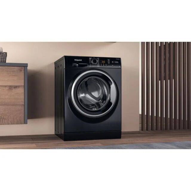 Hotpoint NSWM965CBSUKN 9kg 1600 Spin Washing Machine - Black