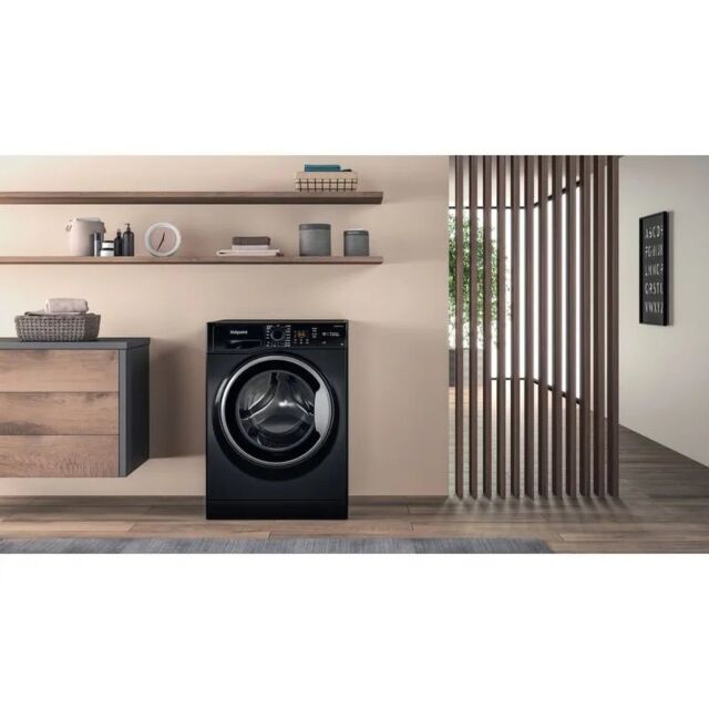 Hotpoint NSWM965CBSUKN 9kg 1600 Spin Washing Machine - Black