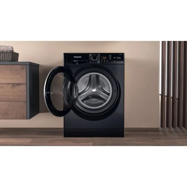 Hotpoint NSWM965CBSUKN 9kg 1600 Spin Washing Machine - Black