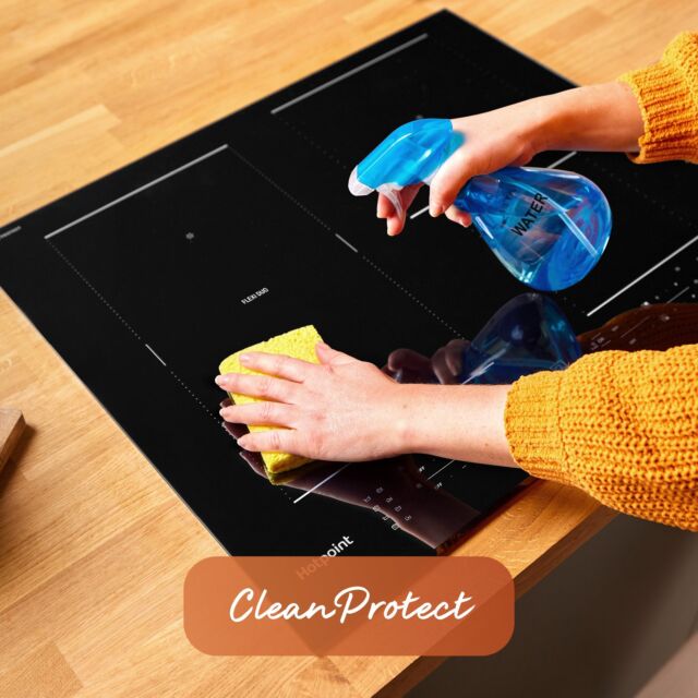 Hotpoint TS6477CCPNE 77cm CleanProtect Induction Hob - Black
