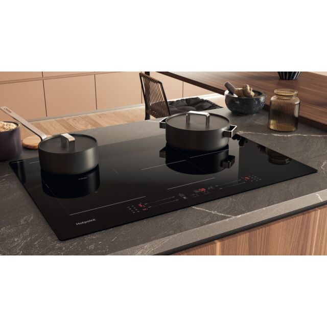Hotpoint TS6477CCPNE 77cm CleanProtect Induction Hob - Black