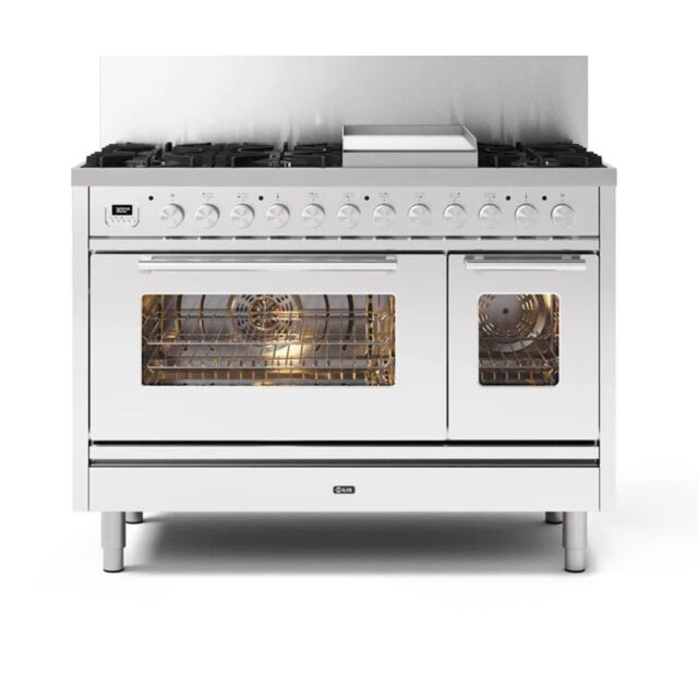 Roma 100cm Twin 60 / 40 6 Gas Burners Stainless Steel