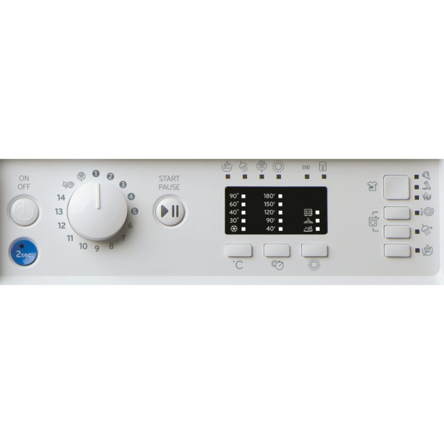 Indesit BI WDIL 861485 BIWDIL861485 8kg/6kg 1400 Spin Integrated Washer Dryer