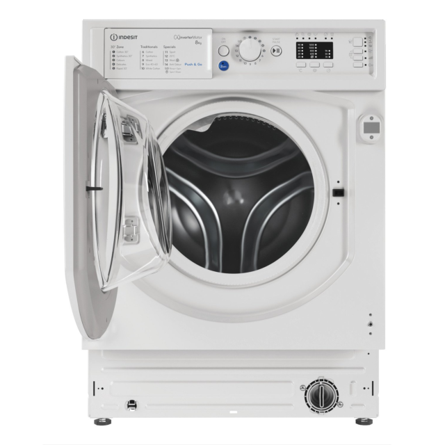 Indesit BI WMIL 81485 U BIWMIL81485UK 8kg 1400 Spin Built In Washing Machine