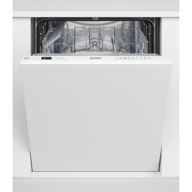 Indesit D2I HD526 UK D2IHD526 Full Size Built In Dishwasher - 14 Place Setting
