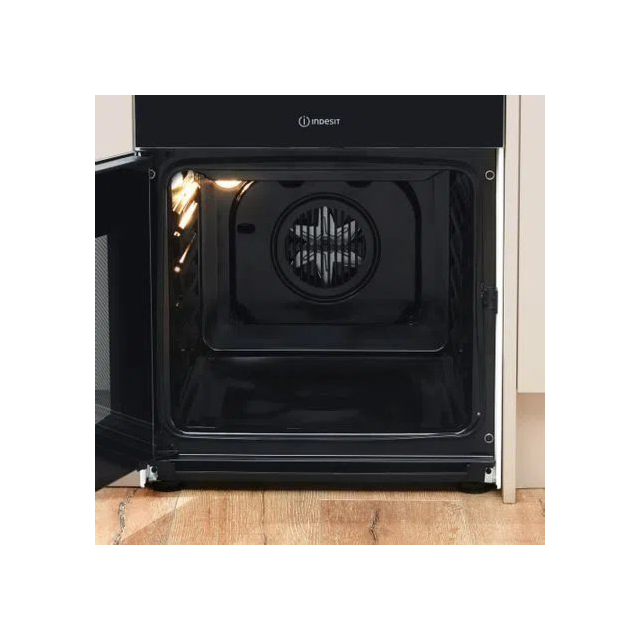 Indesit ID5V92KMW 50cm Electric Ceramic Cooker - White