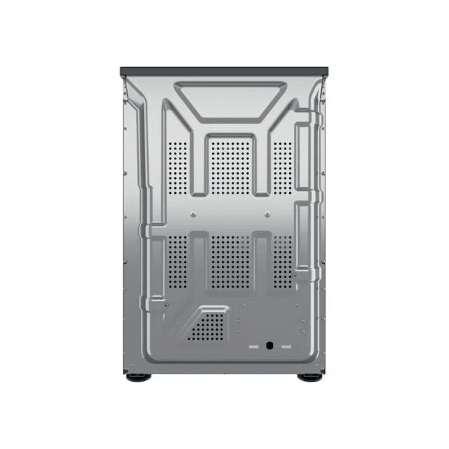 Indesit ID67V9KMBUK 60cm Double Oven Electric Cooker with Ceramic Hob - Black