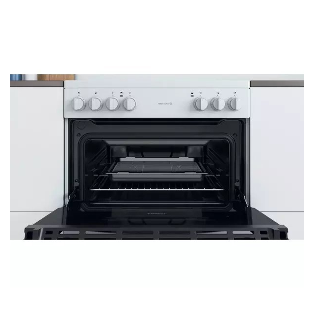 Indesit ID67V9KMWUK 60cm Electric Ceramic Cooker - White
