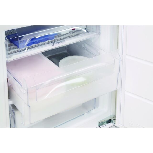 Indesit INBUFZ011 59.6cm Integrated Low Frost Undercounter Freezer - Steel