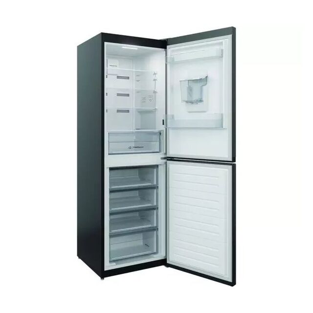 Indesit INFC850TI1KAQUA1 59.5cm 50/50 Total No Frost Fridge Freezer - Black