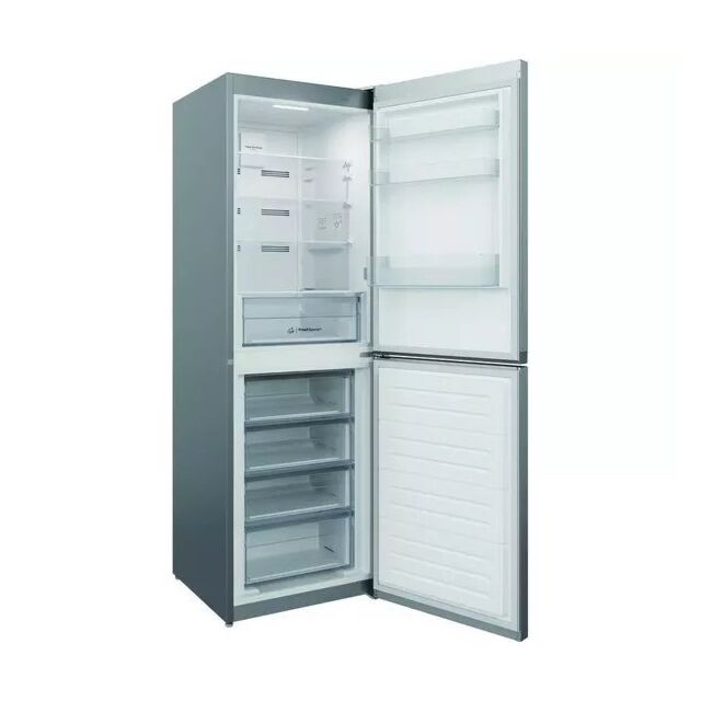 Indesit INFC850TI1S1 59.5cm 50/50 Total No Frost Fridge Freezer - Silver