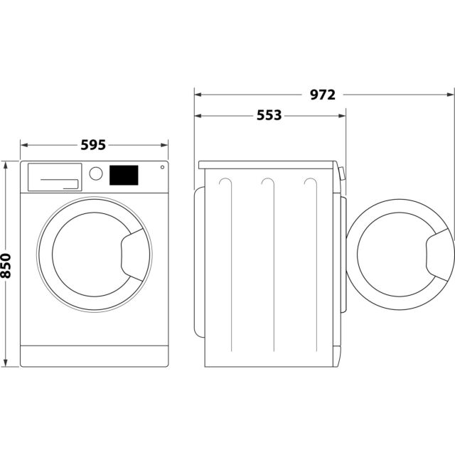 Indesit MTWC71485WUK Freestanding Washing Machine