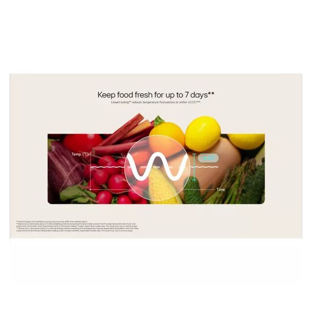 LG GBV3110EPY Fridge Freezer 60/40 No Frost Fridge Freezer - Prime Silver