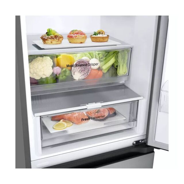 LG GBV3110EPY Fridge Freezer 60/40 No Frost Fridge Freezer - Prime Silver