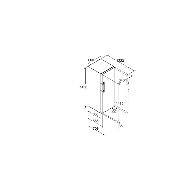 Liebherr GN3235 6 drawers, NoFrost