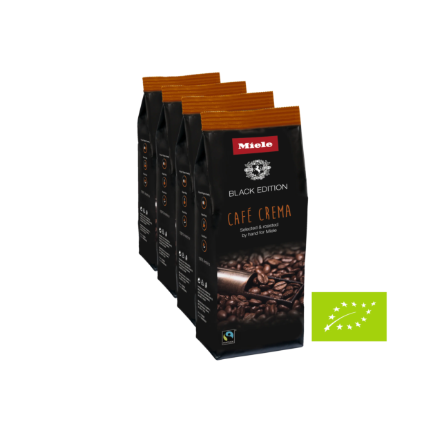 Miele BLACK EDT. CAFE CREMA 100% Arabica mix from Ethiopia, Colombia, Peru. Ideal for making coffee 