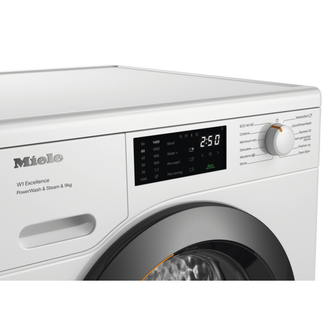 Miele WED385 WCS 9kg 1400 Spin Washing Machine White