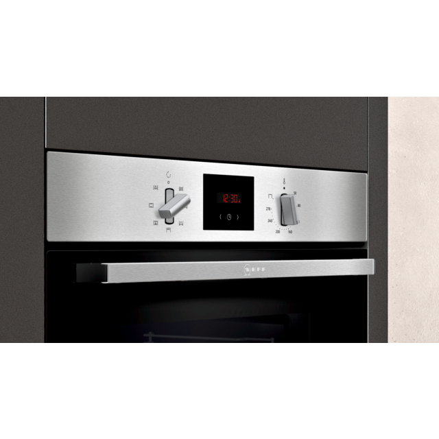 Neff B1GCC0AN0B Neff B1GCC0AN0B 56cm Built In Electric Single Oven - Stainless Steel