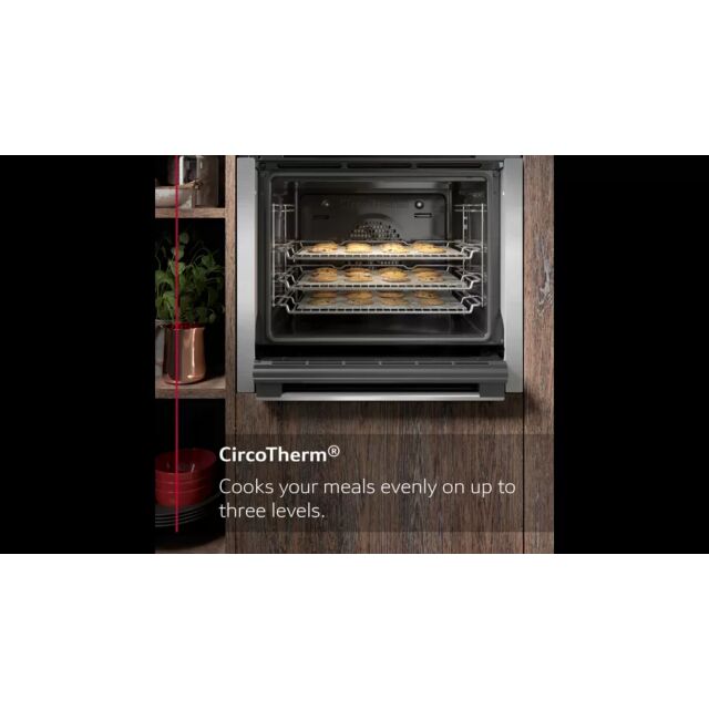 NEFF B6ACH7HG0B 59.4cm Built In Electric Single Oven - Graphite