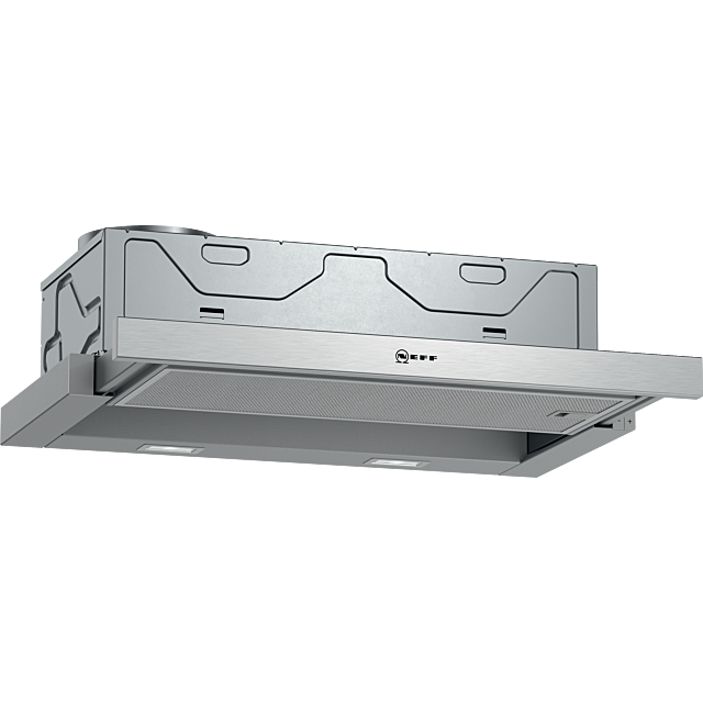 Neff D46ED22N1B 60cm wide, Logo design handle, 3 speed + 1 Intensive, Easy Electronic Controls, LED 