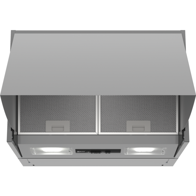 Neff D64MAC1X0B 60cm, 3 speed, push buttons, LED lights, high extraction rate. Optional Recirculatin