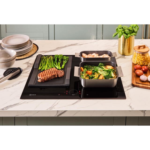 Neff T66FHX4L0 59.2cm Black Induction Hob