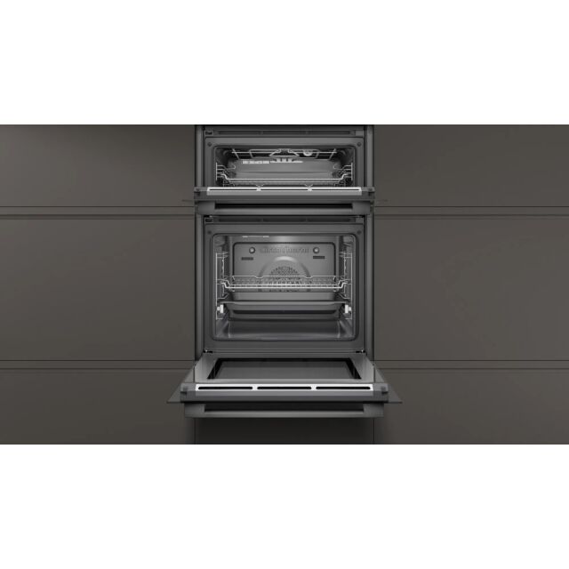 Neff U2ACM7HG0B 59.4cm Built In Double Oven