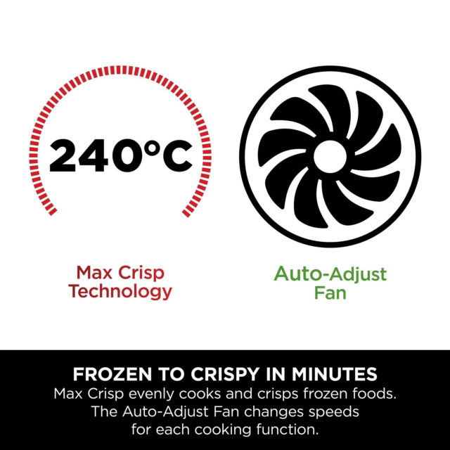 Ninja DZ300UK 7.6 litre 6-in-1 Dual Zone Air Fryer - Gun Metal Grey