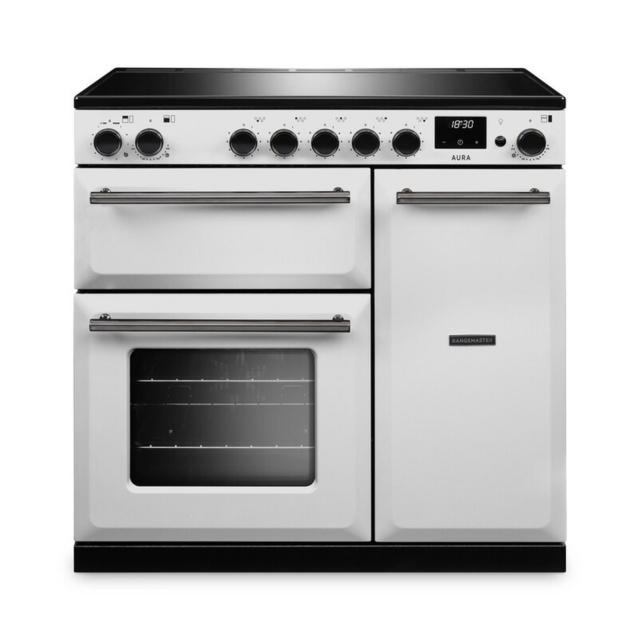 Rangemaster AURA90EIP/19283 Aura 90 Induction Cooker White