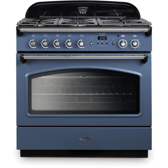 Rangemaster CLAS90FXDFFSB/C 128260 CLASSIC FX 90 DF STONE BLUE GB/IE
