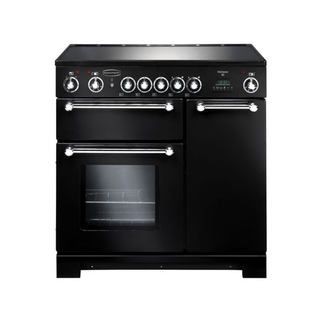 Rangemaster KCH90ECBL/C 79270 KITCHENER 90 CER. BLACK CHROME