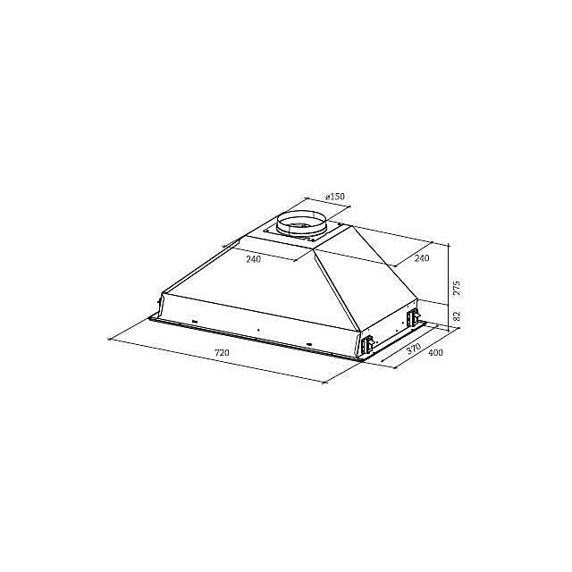 Rangemaster REXT720/ 83500 BUILT IN 720mm EXTRACTOR