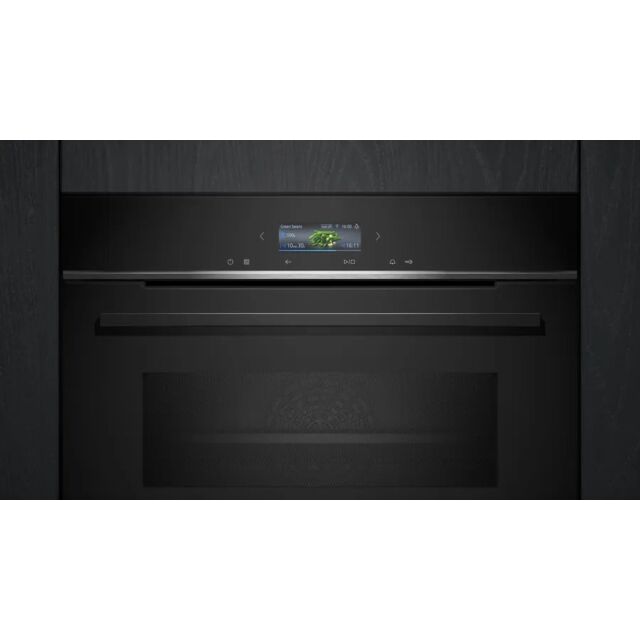 Siemens CM724G1B1B 59.4cm Built In Compact Oven with Microwave Function 