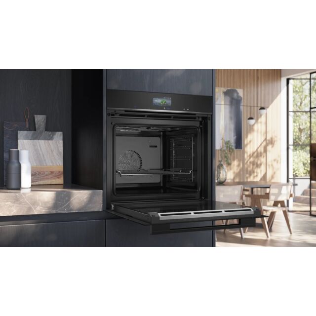 Siemens HB736G1B1B 59.4cm Built In Electric Single Oven - Black