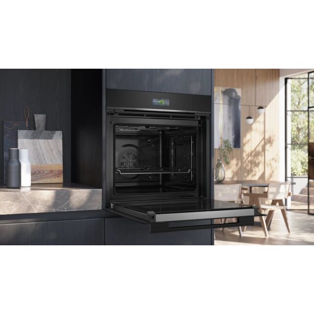Siemens HB772G1B1B 59.4 cm Built In Single Electric Oven - Black
