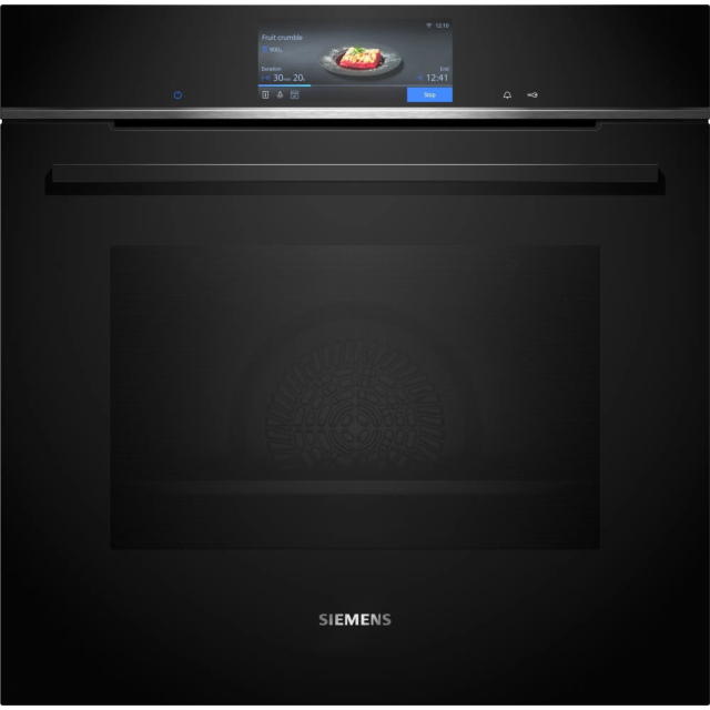 Siemens HB778G3B1B 59.4cm Built In Electric Single Oven - Black