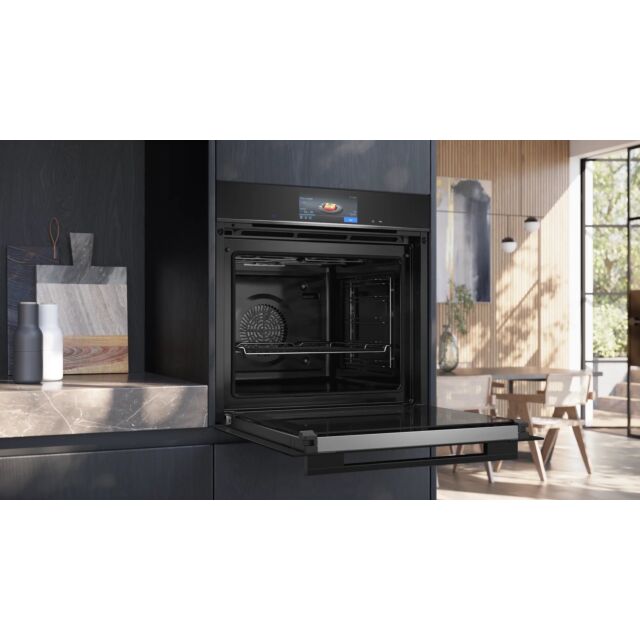 Siemens HB778G3B1B 59.4cm Built In Electric Single Oven - Black