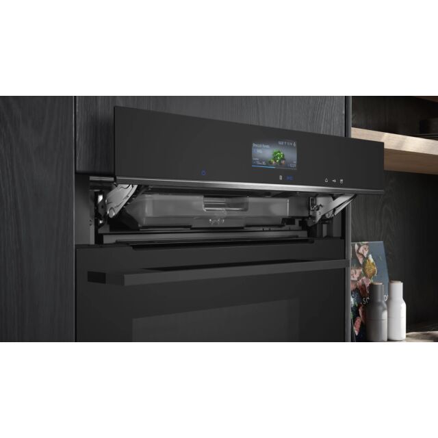 Siemens HS736G1B1B 59.4 cm Built In Electric Single Oven - Black