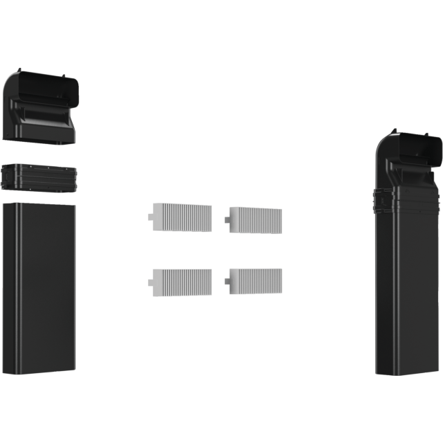 Siemens HZ9VDKR0 Ducted recirculation starter kit for min. 70cm deep worktops. Includes: 2x large ra